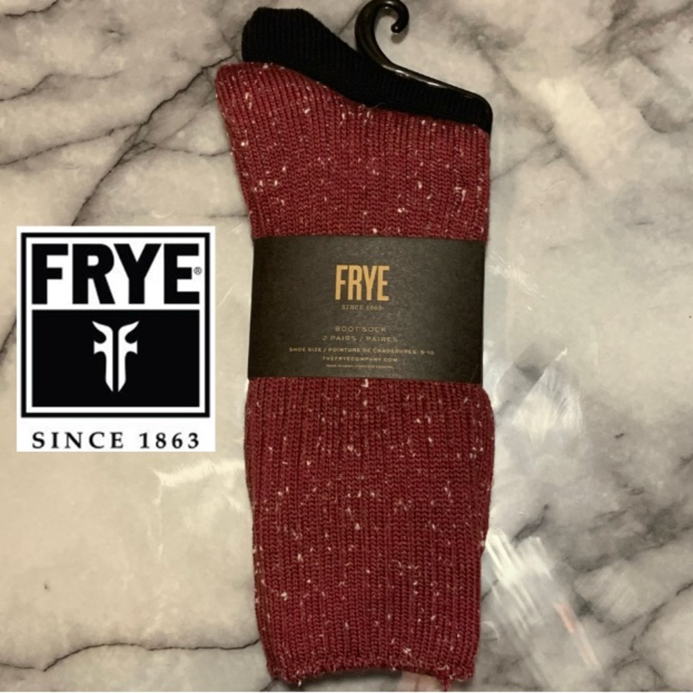 2 Pair Frye Women’s Super Comfortable Sweater Knit Boot Socks Size 5-10 NWT